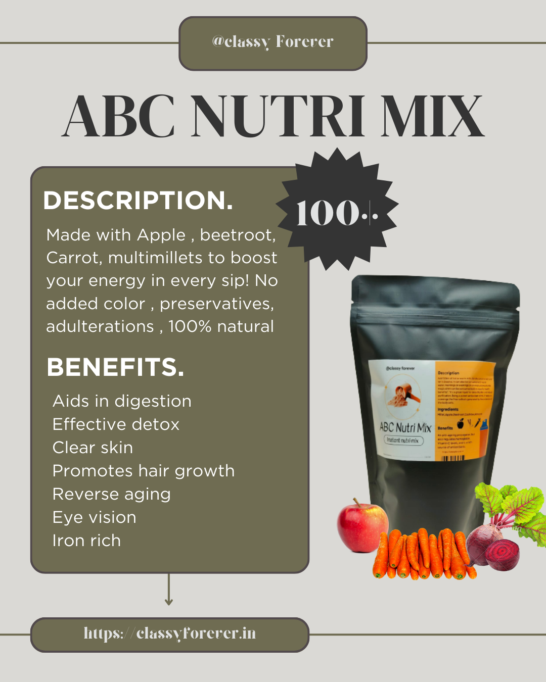 Olive Green Grey Classic Healthy nutrition for pregnant women Instagram Post_20230902_123125_0000